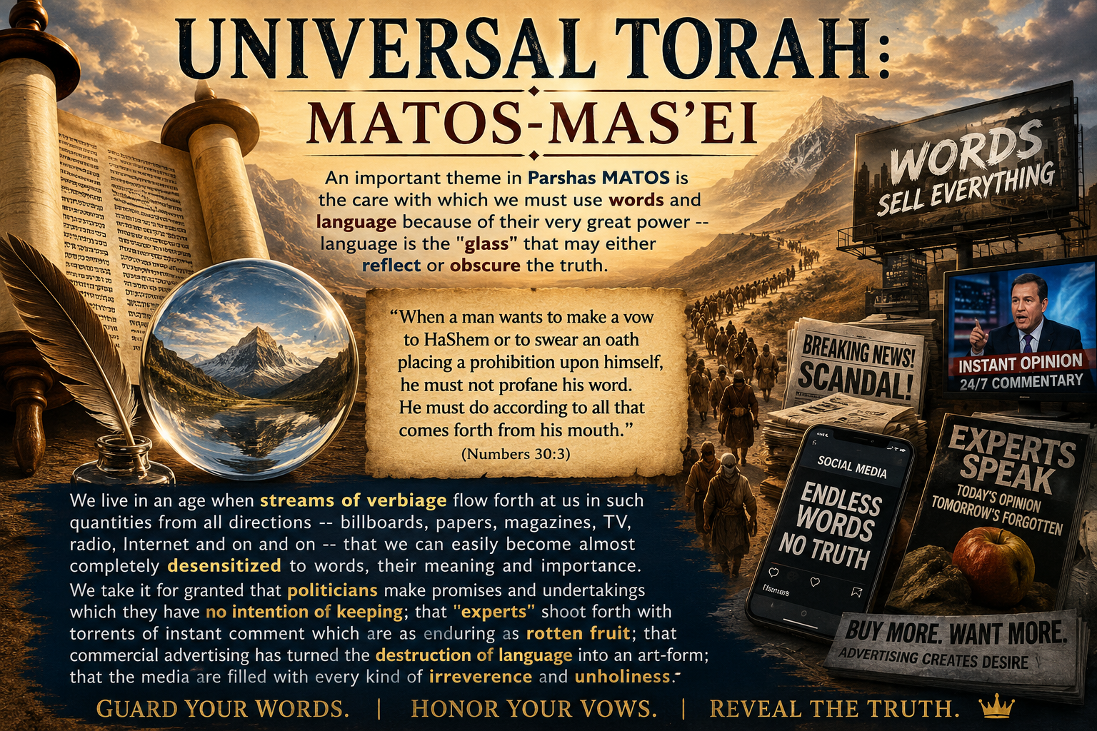 UNIVERSAL TORAH : MATOS-MAS’EI