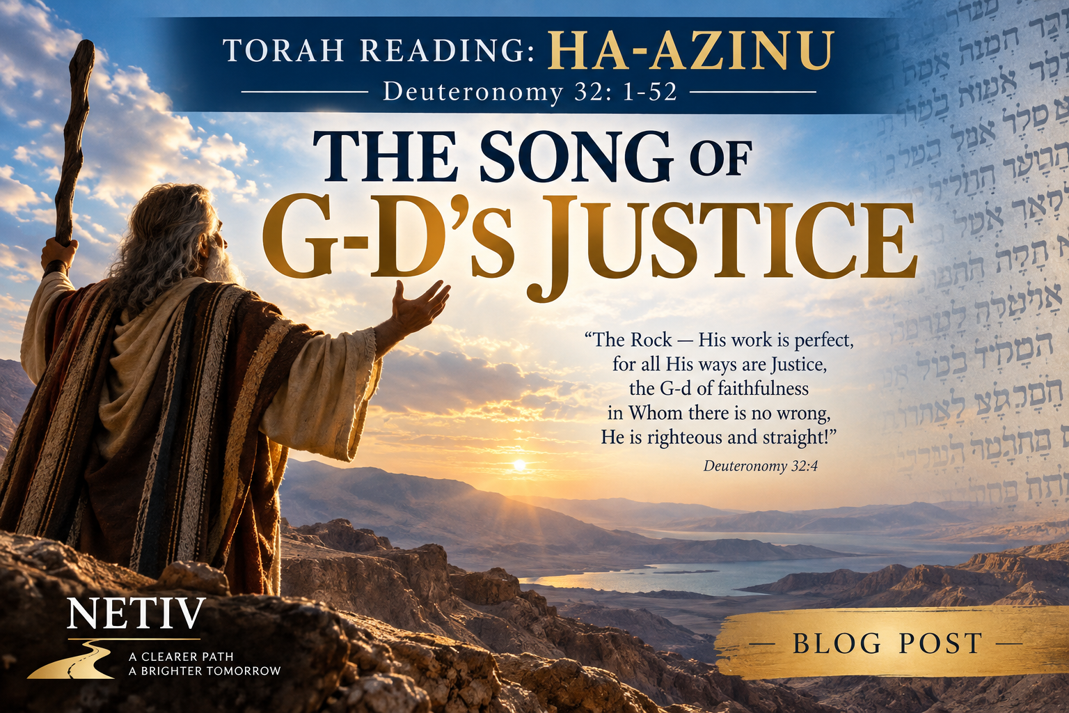 UNIVERSAL TORAH: HA-AZINU